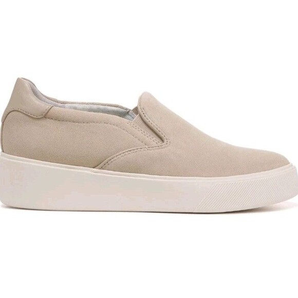 Naturalizer Sz 9 Marianne 2.0 Off White Slip-On Suede Leather Comfort Sneakers - Picture 16 of 16
